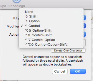 keyboard shortcuts for mac sierra